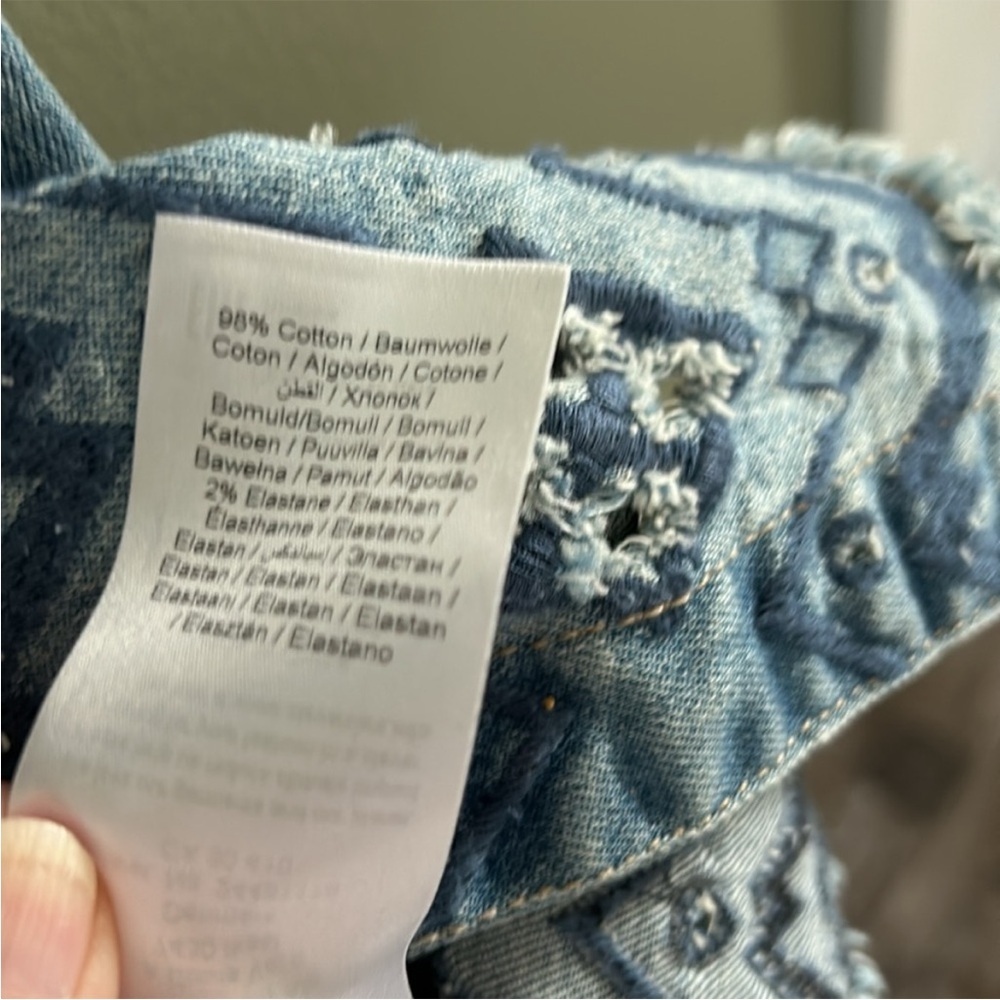 Denim Cutwork & Embroidered Dress by cream - Picture 5 of 13